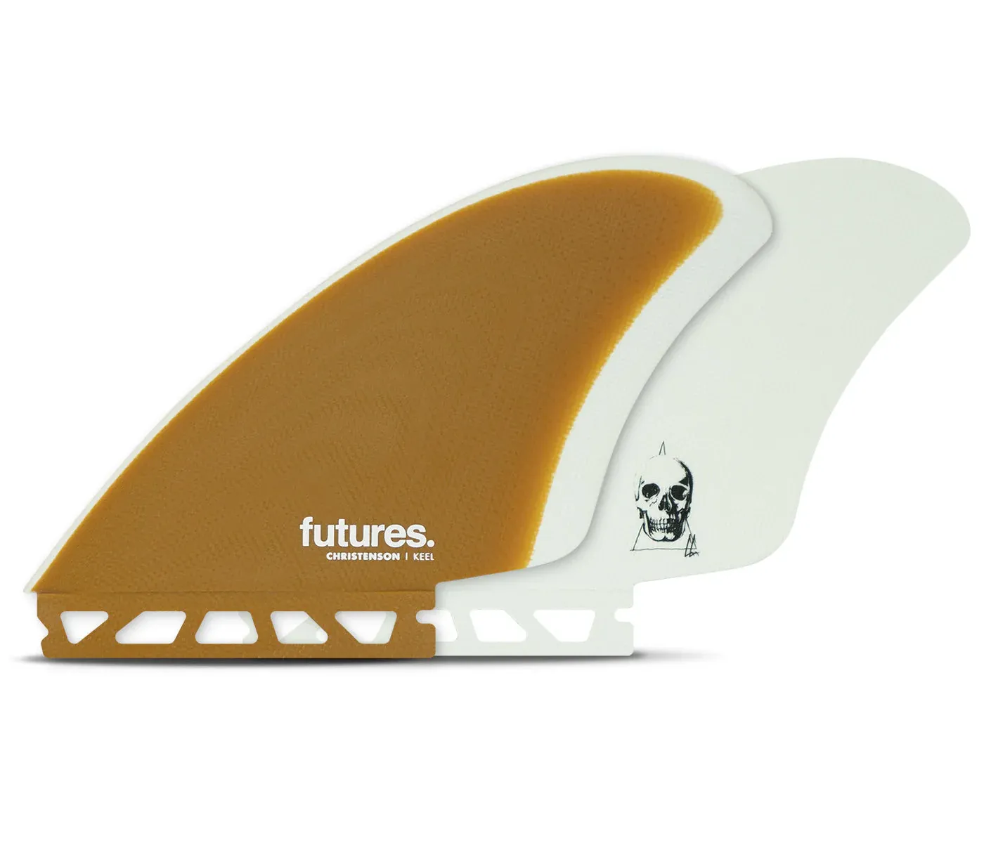 Christenson Fibreglass Keel, Color: Brown/White, Size: Large