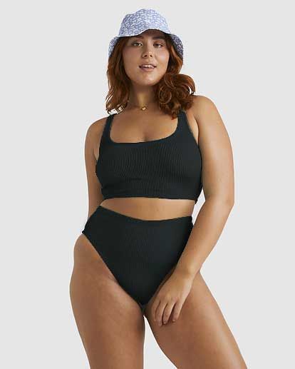 Summer High Crop Tank Bikini Top