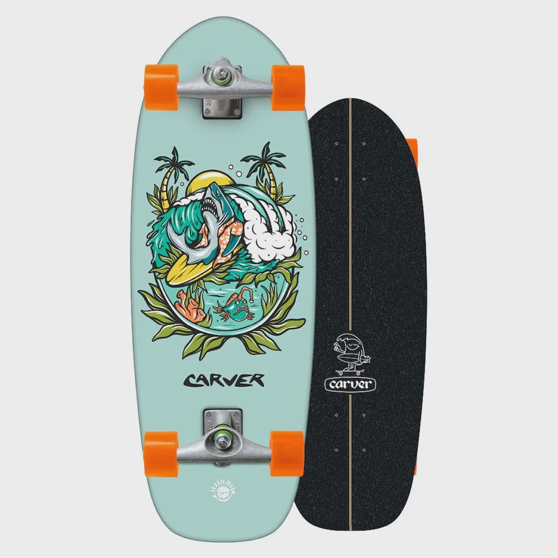 Carver C5 Mini Surfskate 26" Shark Shredder