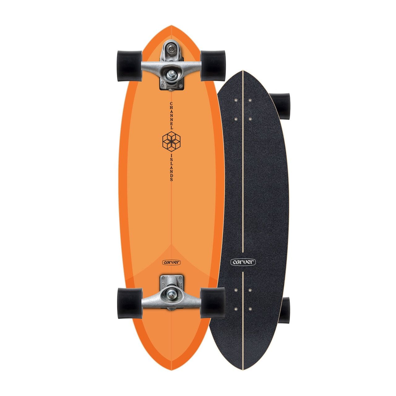 Carver C7 31.75'' CI Mid Orange Surfskate Complete