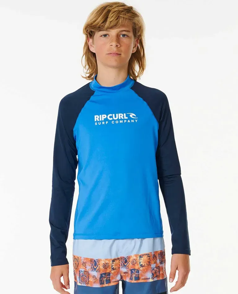 Shock UV Long Sleeve Rash Vest - Boys (8-16 years)