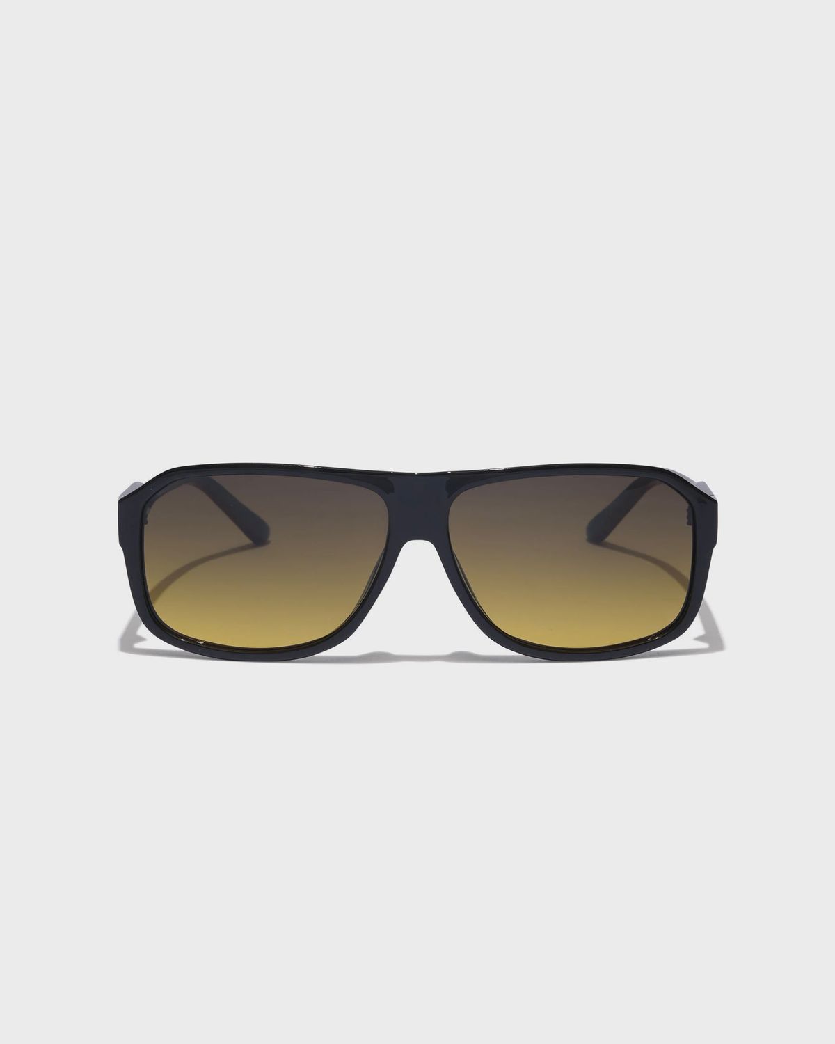 The Executive - Polished Black / Amber Fade Polarised