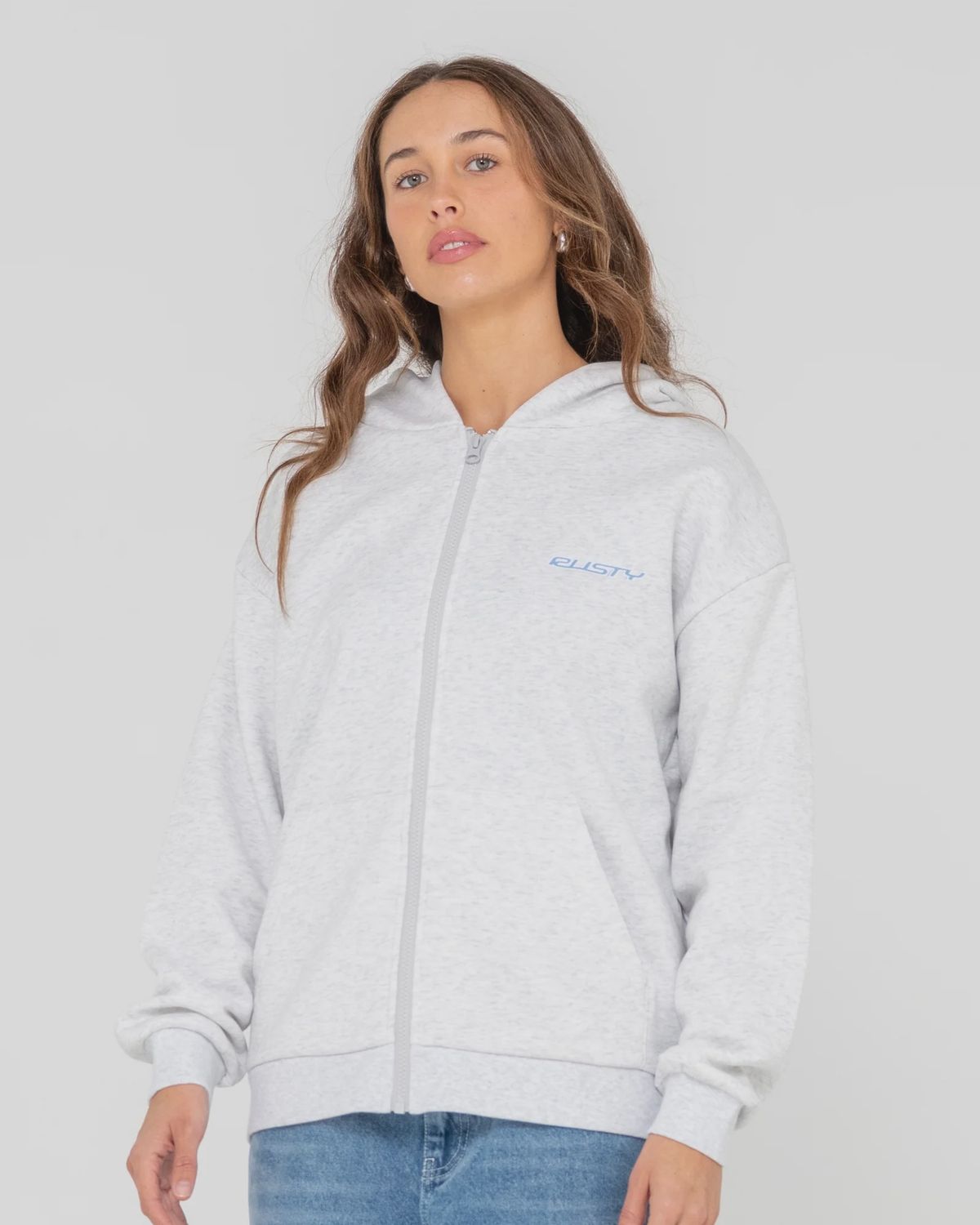 Flip Mommy Zip Through Fleece Hoodie