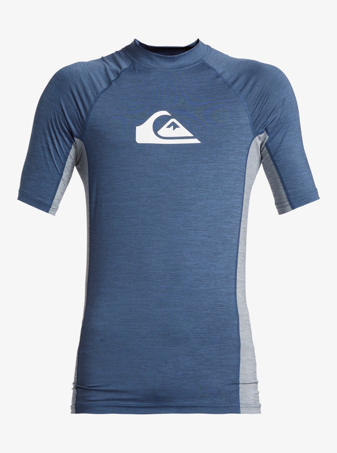 Mens Everyday Short Sleeve UPF 50 Surf T-Shirt, Color: Vintage Indigo Heather, Size: S