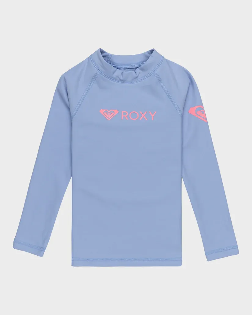 Girls Heater Long Sleeve Rash Vest