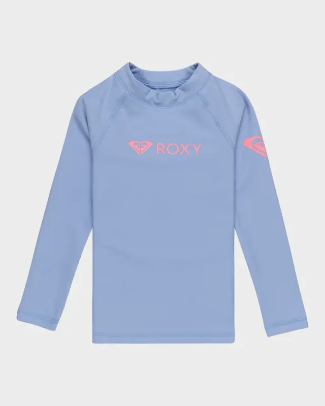 Girls Heater Long Sleeve Rash Vest