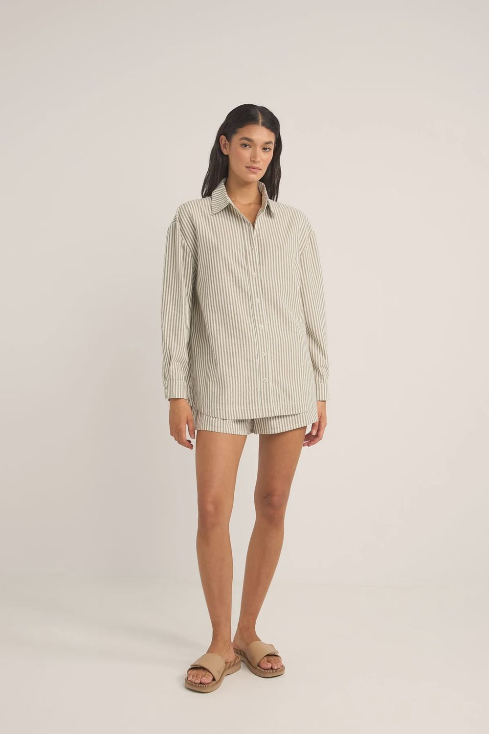 Valley Stripe Oversized Shirt
