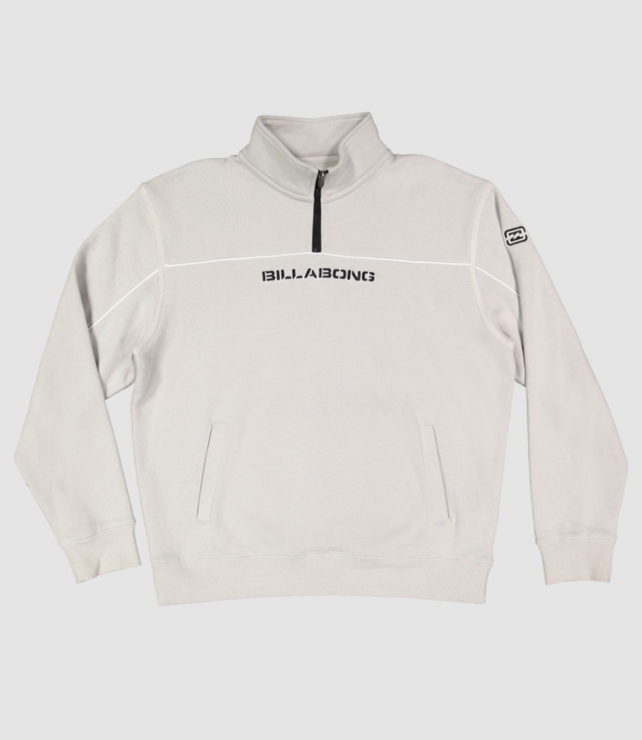 Mens Bracket 1/4 Zip Mock Neck