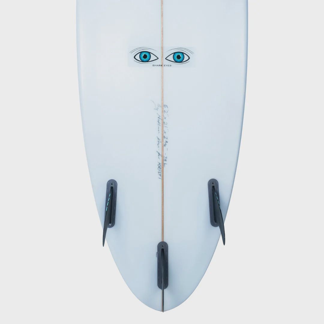 Shark Eyes Small Clear Decal