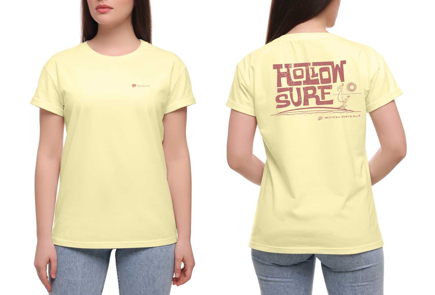 Ladies Gull On Board T-Shirt, Color: Butter Hazy Pink, Size: XS