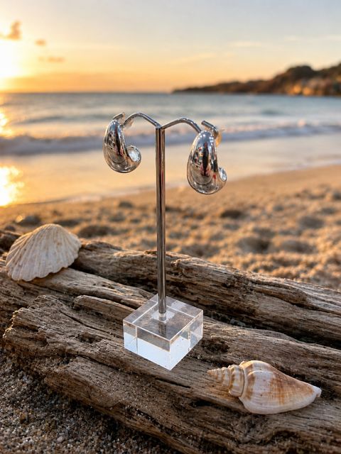 Gigi Earring, Color: Silver