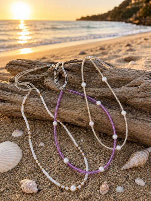 Pearl Beaded Choker