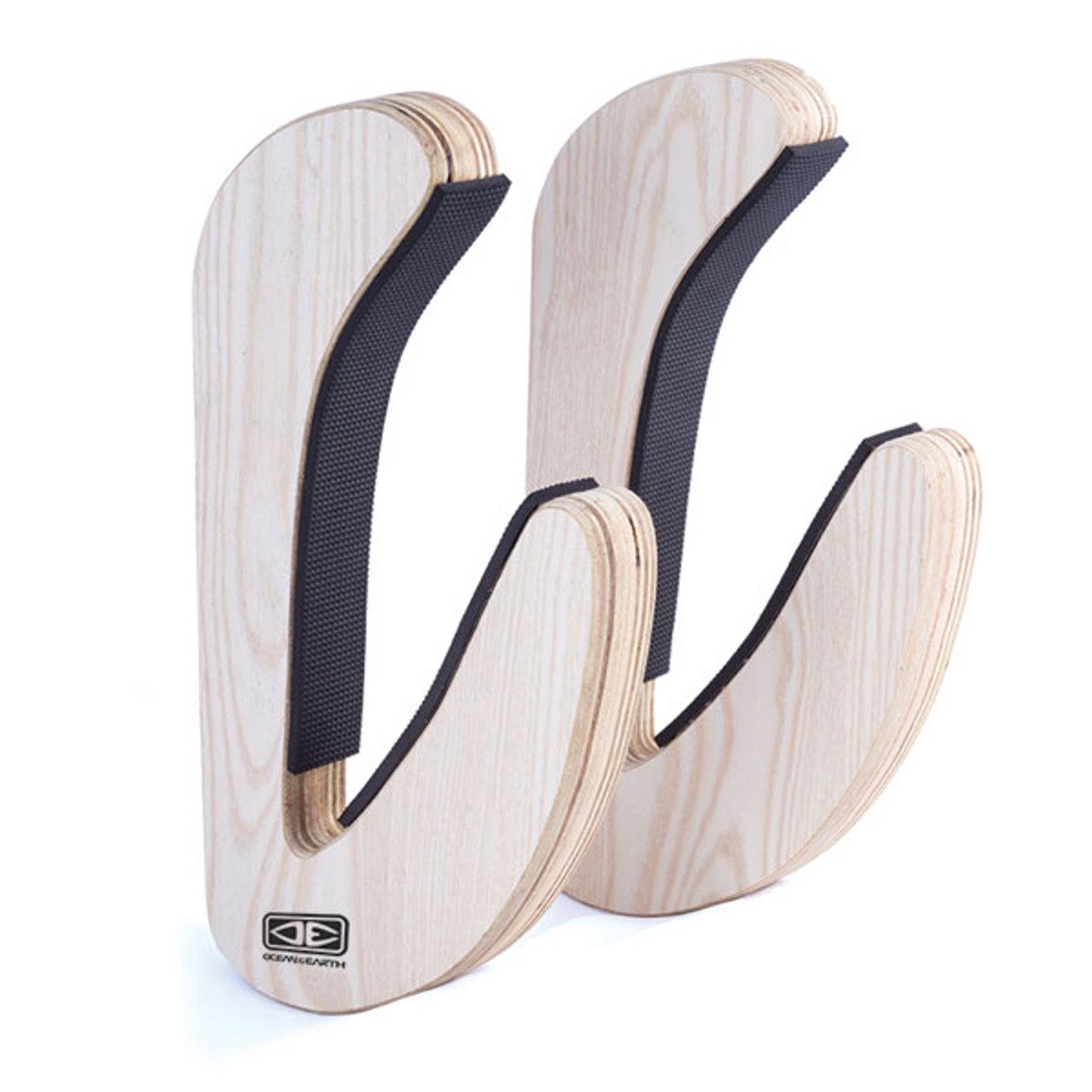 Shortboard timber wall rack