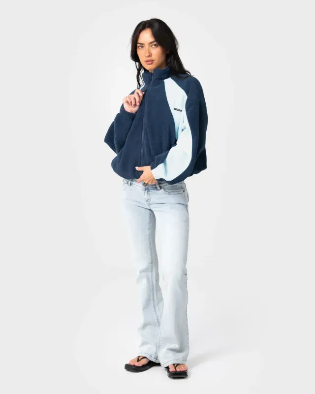 Two Tides Zip Through Sherpa Fleece