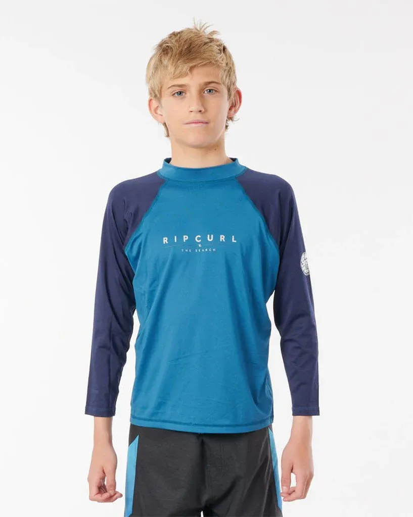 Boys Shockwaves L/S UV Rashvest