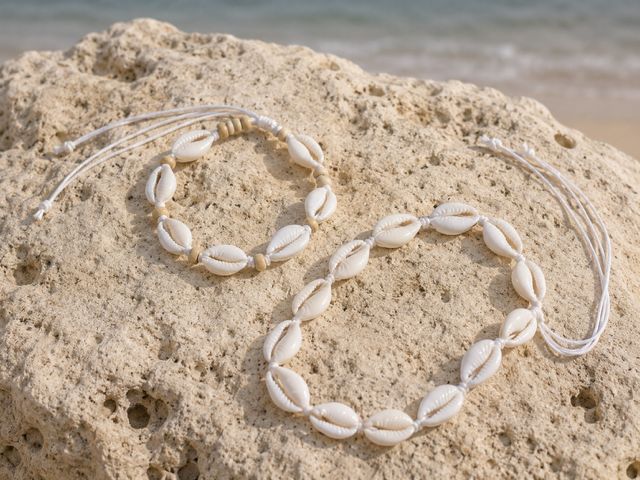 Hippy Rose Cowrie Shell Anklet