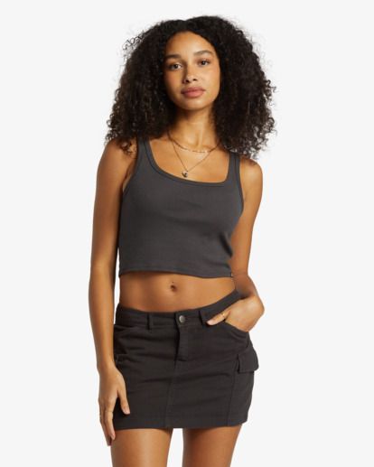 Hilary Cargo Skirt, Color: Black Sands, Size: XS6