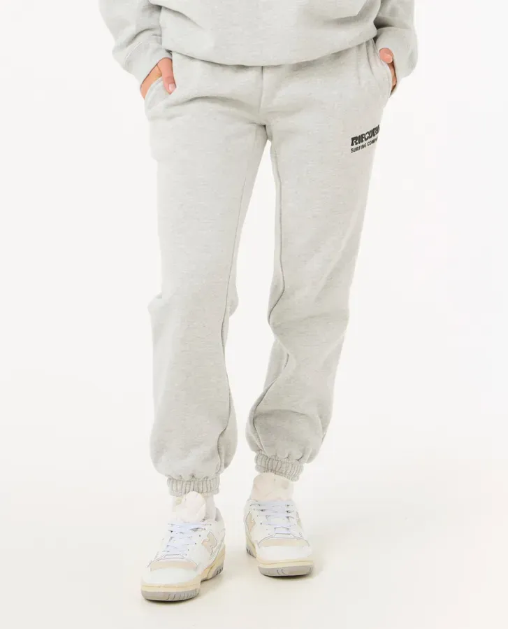 Surf Puff Track Pant, Color: Grey Marle, Size: XS