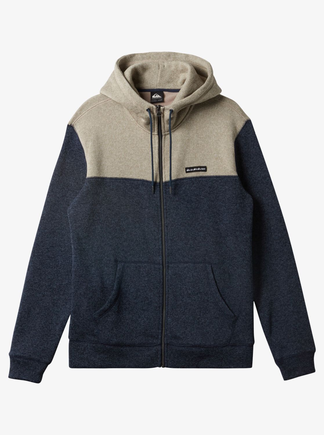 Mens Keller Block Zip-Up Hoodie