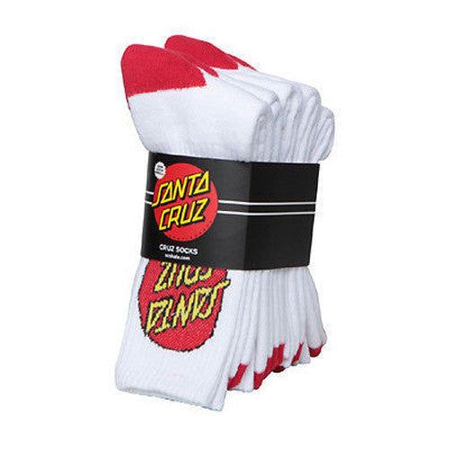 Youth Classic Dot 4 pack crew socks