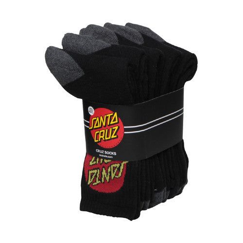 Youth Classic Dot 4 pack crew socks