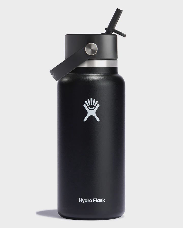 32oz Wide Mouth with Flex Straw Cap