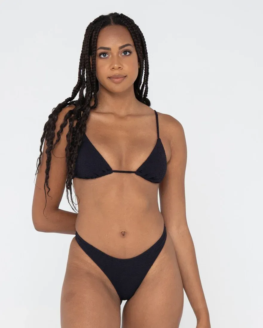 Sandalwood Brazillian Bikini Pant, Color: Black, Size: 06