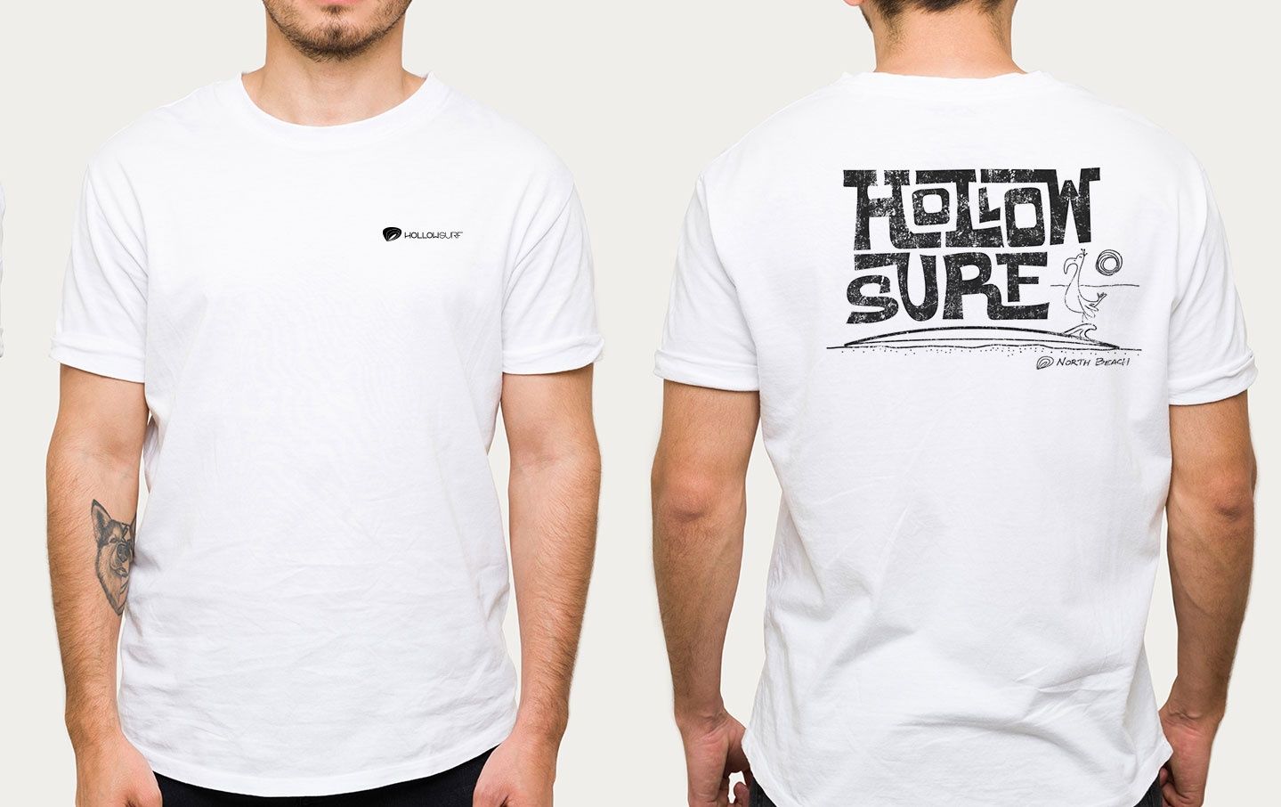 Gull On Board T-Shirt, Color: White Black, Size: S