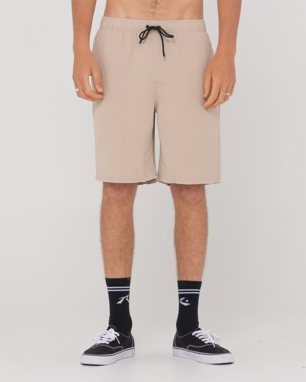 Overtone Linen Elastic Short