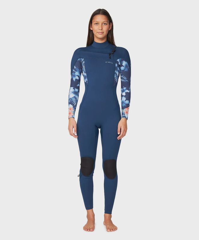 Womens Bahia 3/2mm Steamer Chest Zip Wetsuit