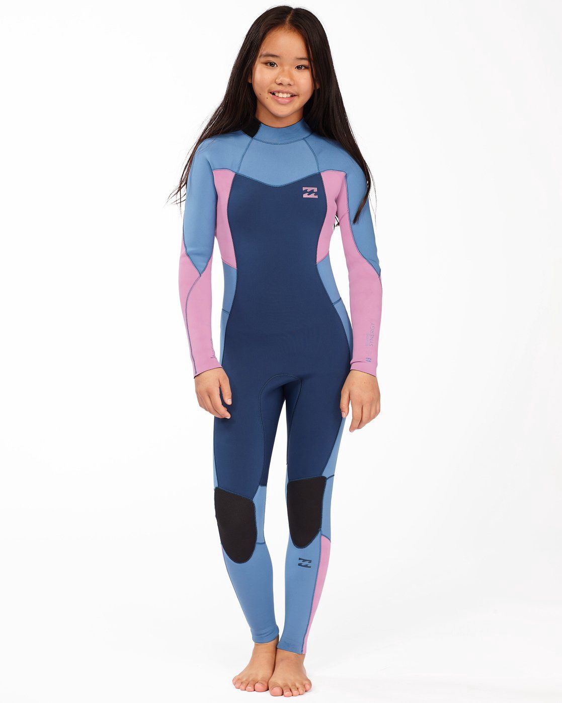 Girls 8-14 3/2 Synergy Back Zip Steamer Wetsuit