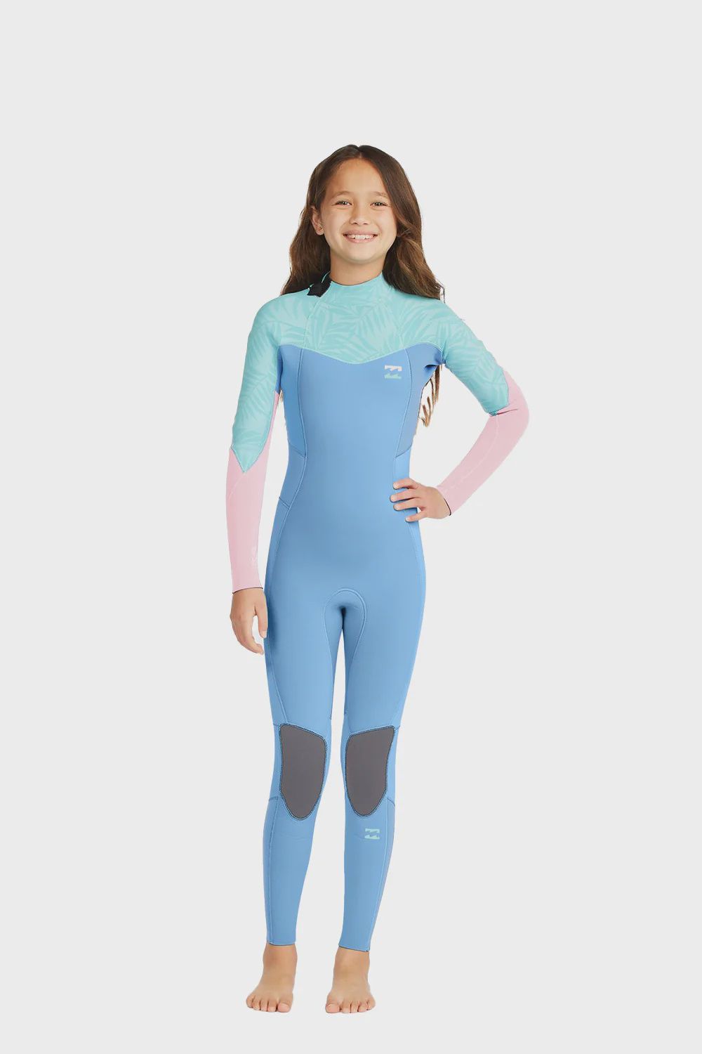 Girls 8-14 3/2 Synergy Back Zip Steamer Wetsuit