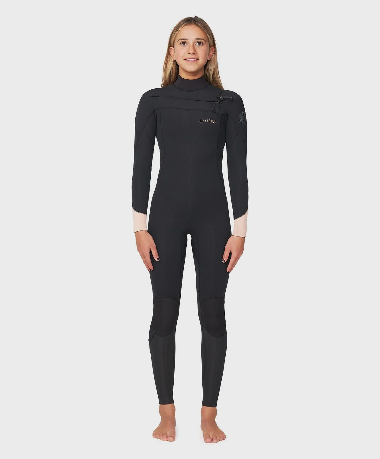Girl's Bahia 3/2mm Steamer Chest Zip Wetsuit