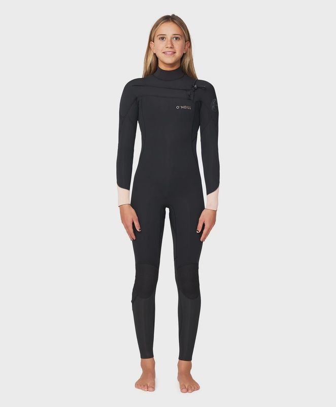 Girl's Bahia 3/2mm Steamer Chest Zip Wetsuit