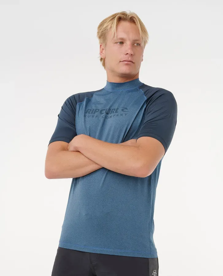 Shock UPF50 Short Sleeve Rash Vest