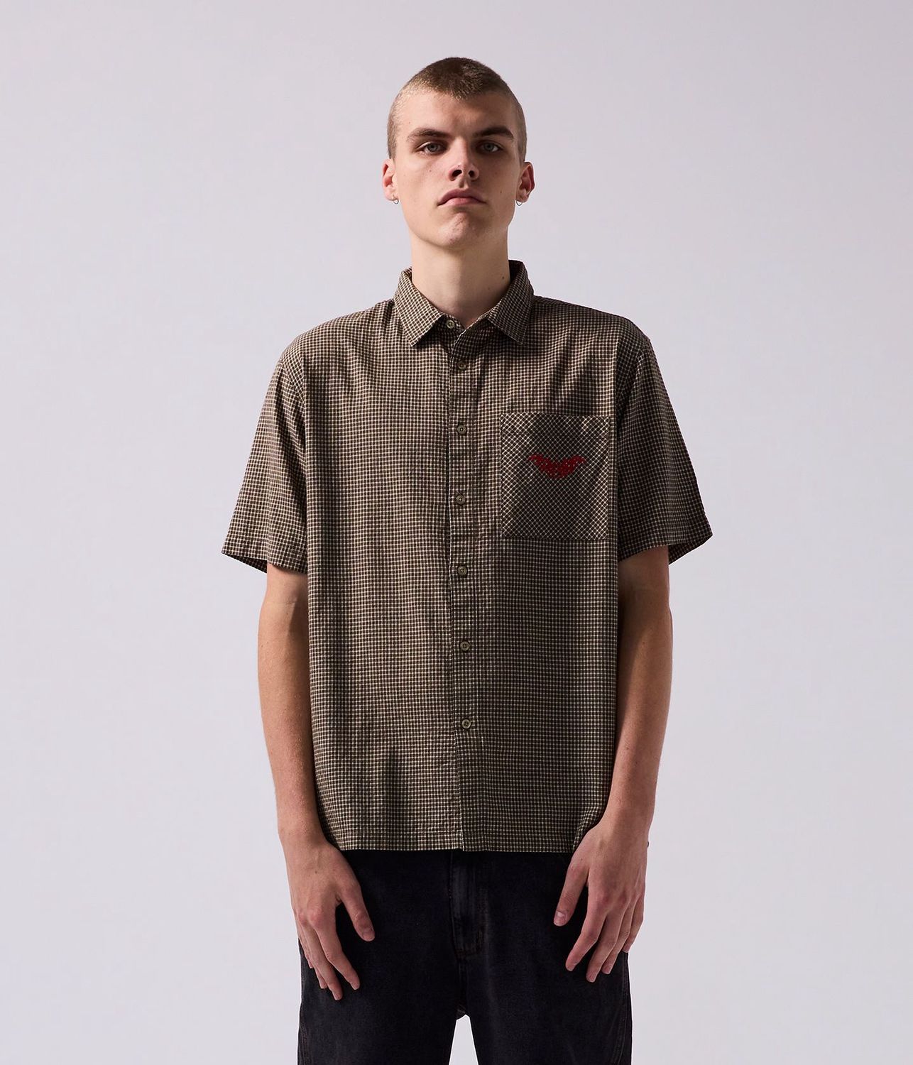 Manners Check SS Shirt