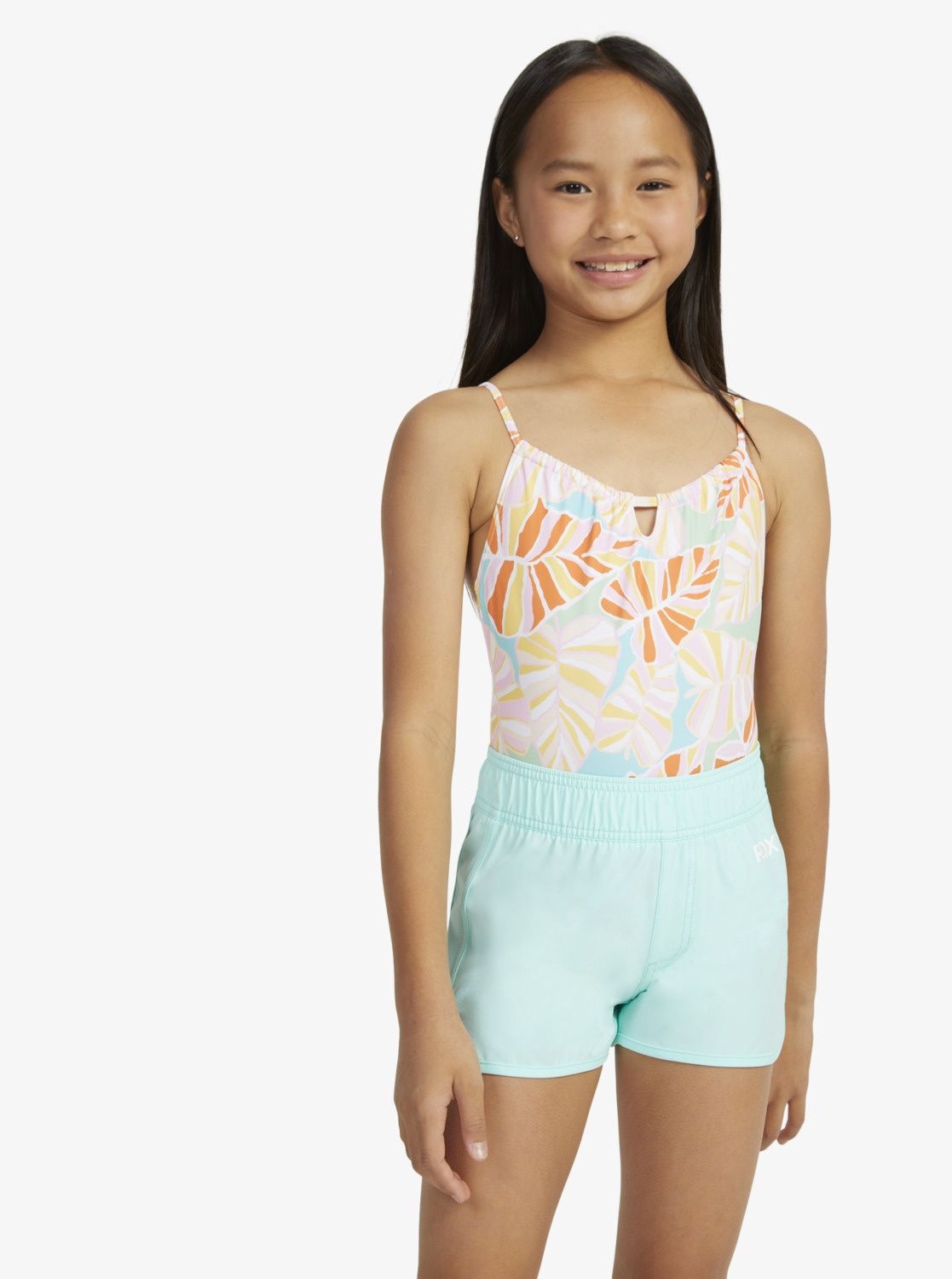Girls 6-16 Good Waves Only Swim Shorts