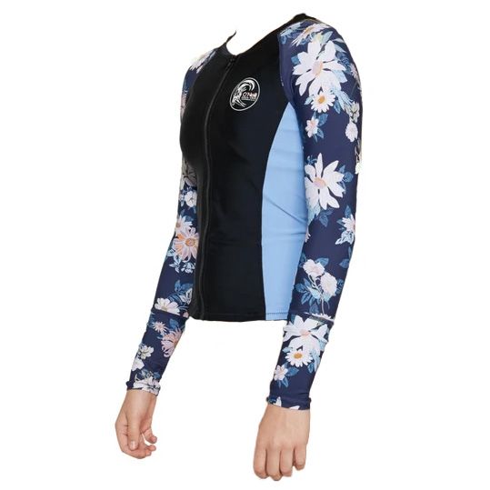 Girls LS Zip Through