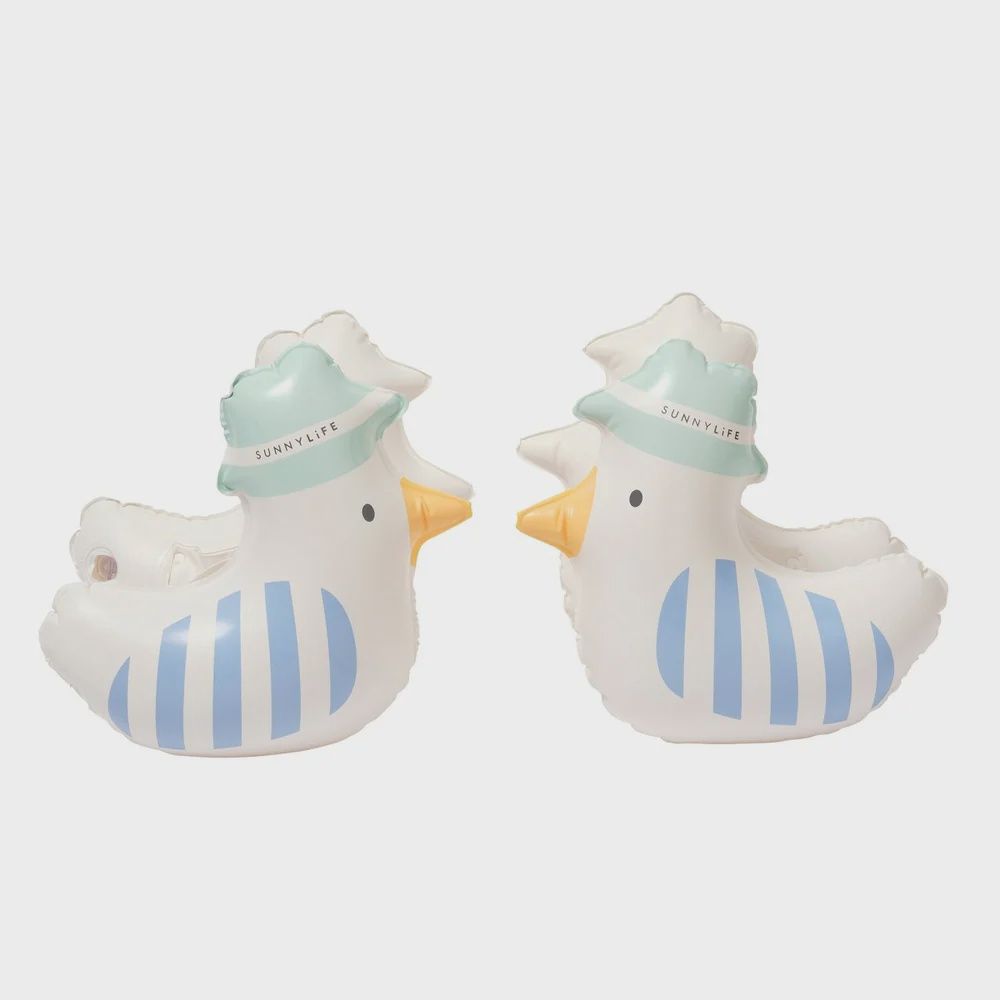 Inflatable Arm Bands - Sammy The Seagull Blue Stripe