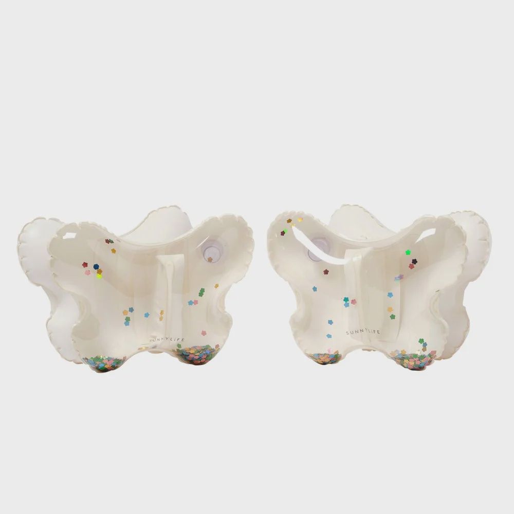 Inflatable Arm Bands - Cotton Candy Glitter
