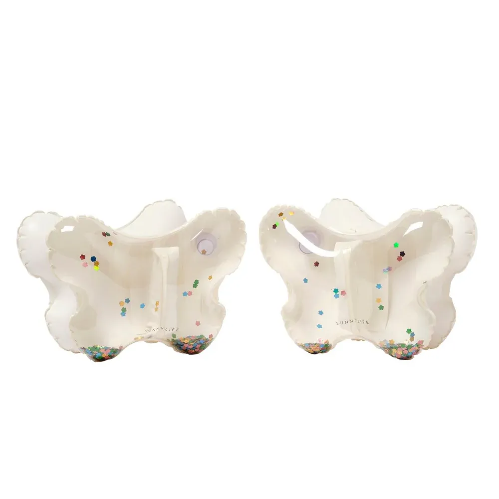 Inflatable Arm Bands - Cotton Candy Glitter