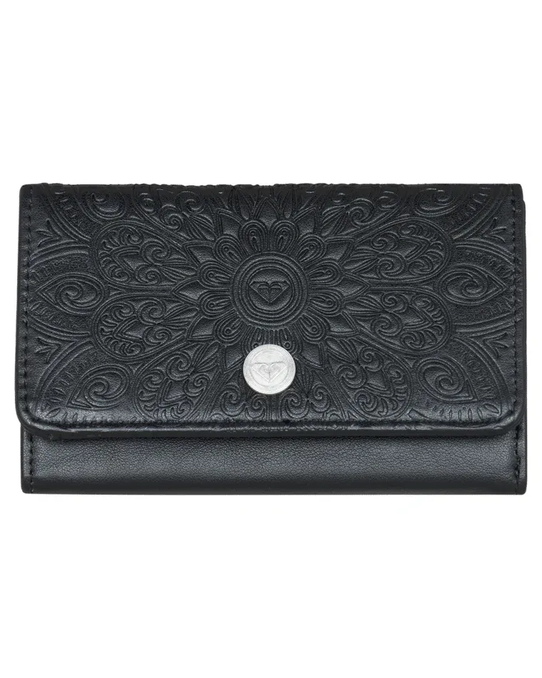 Womens Crazy Diamond Leather Wallet, Color: Anthracite