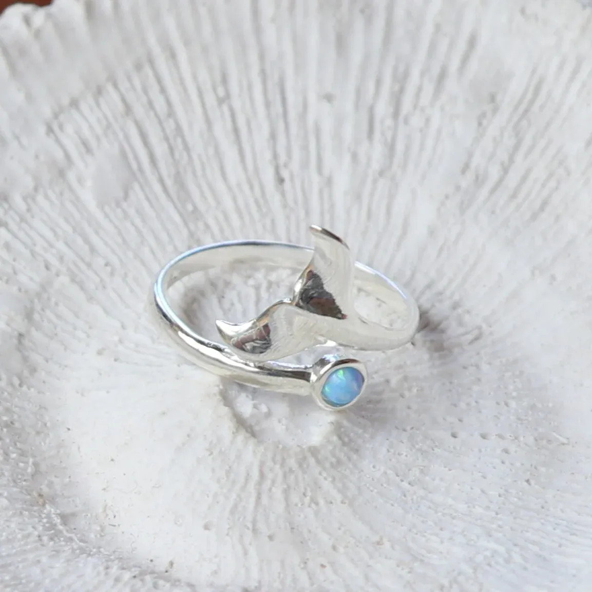 La Serine Ring, Color: Silver, Size: 6