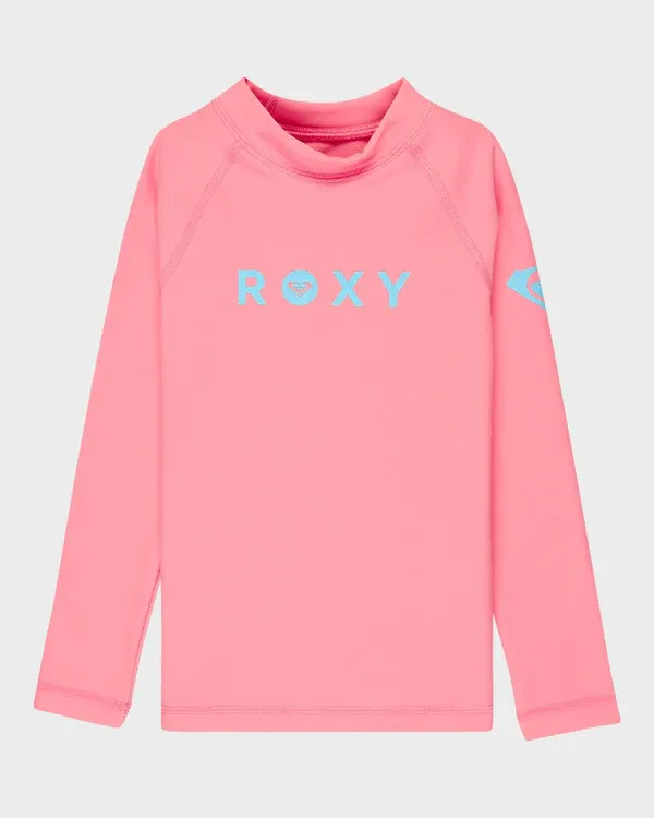 Girls 2-7 ROXY Heater Long Sleeve UPF 50 Rash Vest