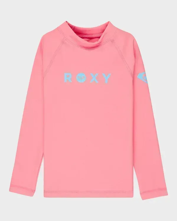 Girls 2-7 ROXY Heater Long Sleeve UPF 50 Rash Vest