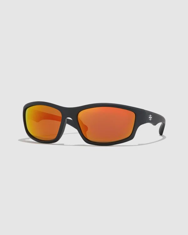 Teenage Zero - Matte Black /Reflective Orange Polarised