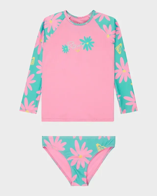Girls 2-7 Marguerite Two Piece Rash Vest