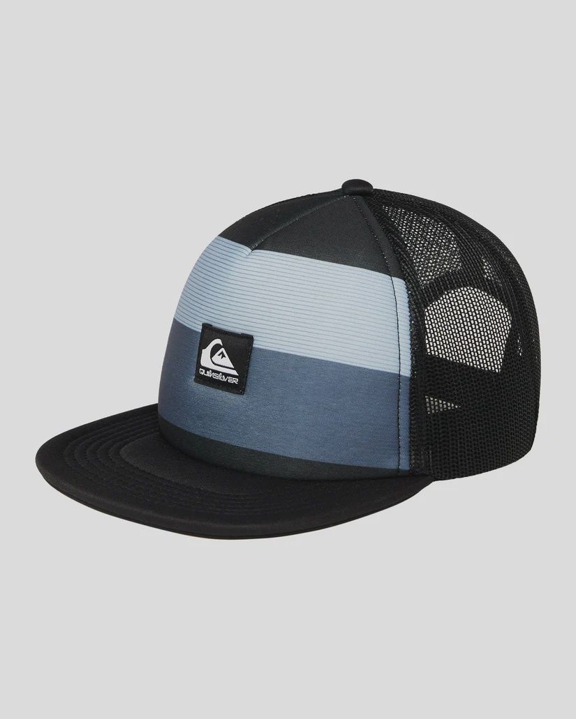 Youth Emu Coop Cap, Color: Black Reconnect Stripe