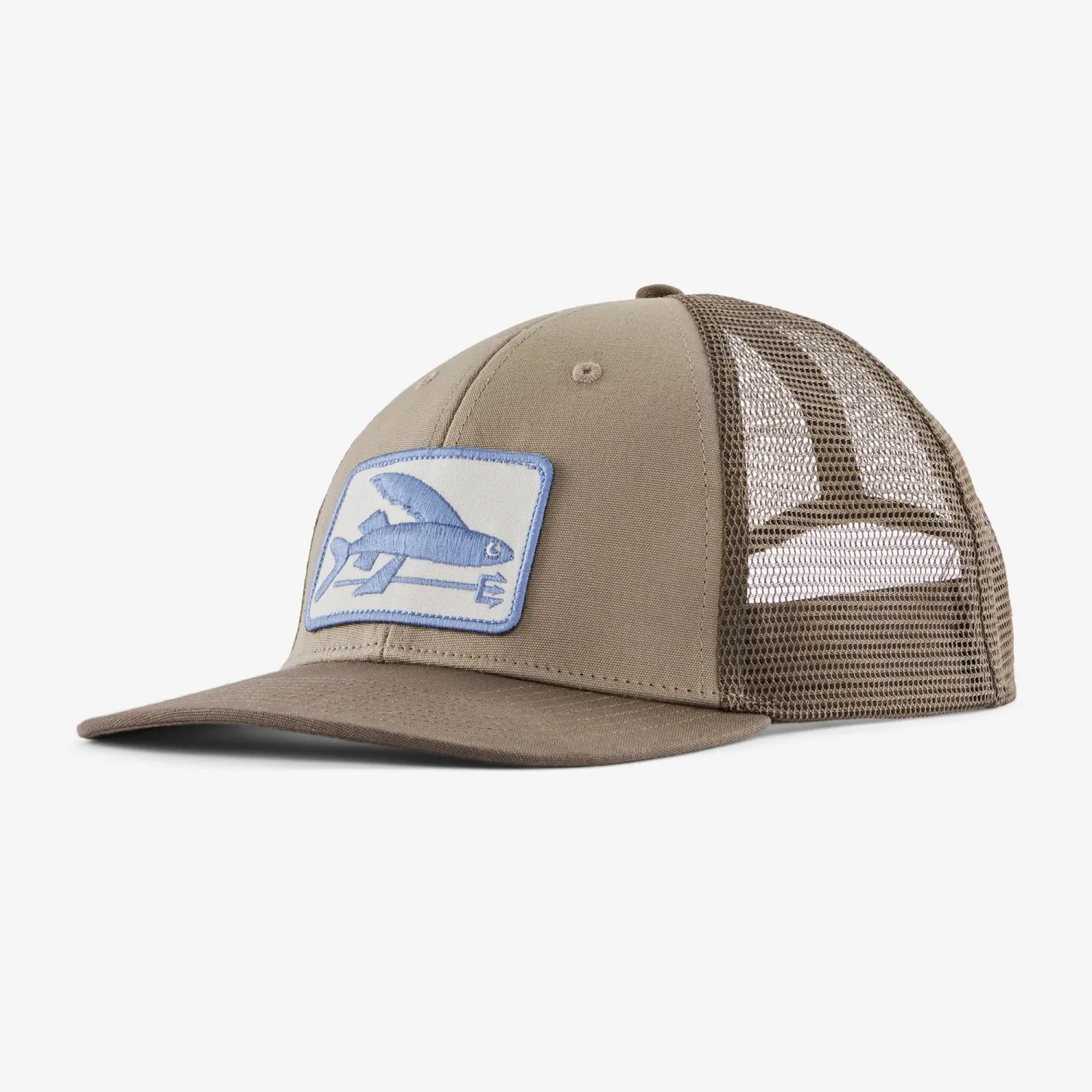 Flying Fish LoPro Trucker Hat, Color: Marlow brown