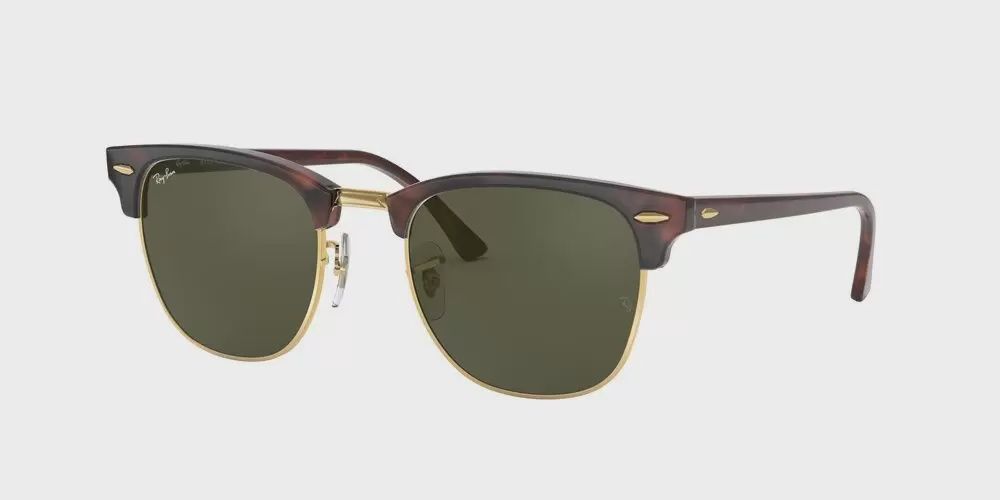 Clubmaster - Mock Tortoise On Arista G-15 Green